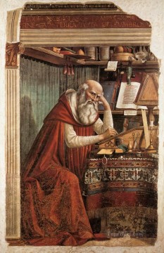 書斎の聖ヒエロニムス ルネサンス フィレンツェ ドメニコ・ギルランダイオ Oil Paintings